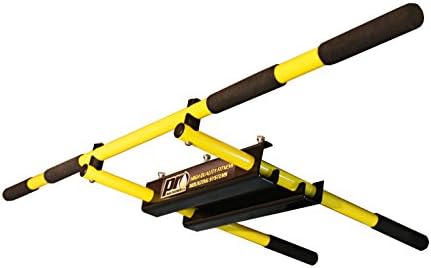 PRO Mountings I-Beam Pull up Bar/Chin up Bar (Yellow Long Bar with Bent Ends) - Image 5
