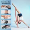 Resistance Bands Set, 5 Pcs Latex Exercise Bands with 5 Resistance Levels, Skin-Friendly Elastic Bands with Carrying Pouch for Home Workout, Strength Training, Yoga, Pilates - Image 3