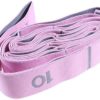 QXPDD Yoga Resistance Band Slimming Resistance Band Yoga Auxiliary Stretching Belt Pull Up Assistance Bands Adult Training Elastic Bands for Legs Glutes,11 Pink - Image 8