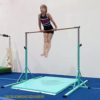 FC FUNCHEER Gymnastic bar for Kids Ages 5-20, Adjustable Height 35.4" to 59"/45" to 71", 5FT/6FT Base Length, Super Sturdy Gymnastic kip bar Horizontal bar for Home and Gym,Weight Limit 500 LBS - Image 6