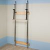 Miller Supply Inc. 7' x 28" x 28"- 42" Wall Mounted Folding Parallel Bars, Used for Physical Therapy - CL-3-3307 - Image 2