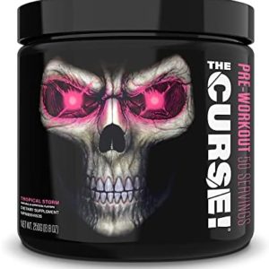 JNX SPORTS The Curse! Pre Workout Powder Increases Blood Flow, Boosts Strength and Energy, Improves Exercise Performance with Creatine (Tropical Storm)