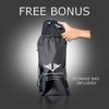 Vikingstrength AB straps - Premium Padded Home Gym Exerciser Ab Slings pair for pull up bar - Hanging Leg Raiser Fitness for six pack - Workout Equipment for Men & Women, Bag and V-Strength Workout App - Image 7