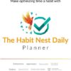 The Habit Nest Daily Planner - The Ultimate Undated A5 Planner. Plan each day to perfection, boost productivity, and build healthy habits along the way. Day Planner. Goal Planner. Undated Daily Journal. The Best Undated Goal Setting Planner for Men & Women. Personalized Planner, A5 Planner, Organizer, and Habit Tracker Journal. - Image 9