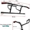ONETWOFIT Pull Up Bar For Doorway, No Screw Strength Training Pull-Up Bars, Portable Chin Up Bar For Home Gym Workout, Adjustable Height Indoor Exercise Bar, Fits Most Door Frame OT216 - Image 3
