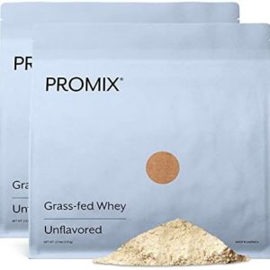 Promix Whey Protein Powder, Unflavored - 5lb Bulk - Grass-Fed & 100% All Natural - ­Post Workout Fitness & Nutrition Shakes, Smoothies, Baking & Cooking Recipes - Gluten-Free & Keto-Friendly