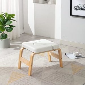 ROKAWO Yoga Inversion Stool- Headstand Bench for Home & Gym, Relieve Stress, Strengthen Core, Improve Sleep & Digestion