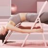 Yoga Auxiliary Chair Special Folding Chair Multifunctional Yoga Chair Yoga Stool Auxiliary Tools and Equipment (Color : Light Grey, Size : 81 * 41 * 102cm) - Image 3