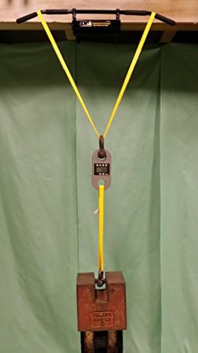 PRO Mountings I-Beam Pull up Bar/Chin up Bar (Yellow Long Bar with Bent Ends) - Image 6