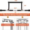 CEAYUN Pull up Bar for Doorway, Portable Pullup Chin up Bar Home, No Screws Multifunctional Dip bar Fitness, Door Exercise Equipment Body Gym System Trainer - Image 5
