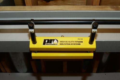 PRO Mountings I-Beam Pull up Bar/Chin up Bar (Yellow Long Bar with Bent Ends) - Image 4