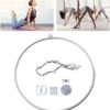 Yoga Rings, Aerial Hoop Set with Aerial Rigging, Aerial Fitness, Professional Aerial Hoop, Womens Single Point Aerial Equipment Yoga Hoop (90cm) - Image 2
