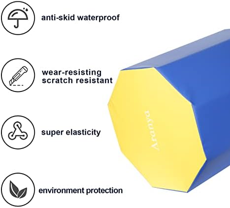 Octagon Tumbler Octagon Mat Gymnastics 23.62 "X 30.31" Gymnastic Equipment Mat Tumbling Mats for Gymnastics Gym Fitness Home - Image 6