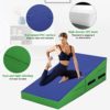 Gymnastics Mat for Home, Octagon Tumbler Cheese Wedge w/Non-Slip PVC Surface & Handles, Folding & Non-Folding Fitness Skill Shape Tumbling Mat for Gymnastics for Kids Play, Home Exercise, Aerobics - Image 5