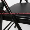 tayer Yoga Folding Chair Auxiliary Chair with Thickened Front and Rear Three Beams, Prop for Flexibility and Strength Training,Can Relieve Fatigue Yoga Inverted Stool Suitable for Yoga Studios - Image 4
