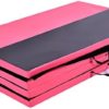 4'x6'x2'' Folding Gymnastics Tumbling Mats Exercise Aerobics Stretching Yoga Mat Pink Black - Image 3
