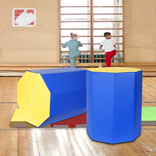 Octagon Tumbler Octagon Mat Gymnastics 23.62 "X 30.31" Gymnastic Equipment Mat Tumbling Mats for Gymnastics Gym Fitness Home - Image 3