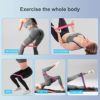 Resistance Bands Set, 5 Pcs Latex Exercise Bands with 5 Resistance Levels, Skin-Friendly Elastic Bands with Carrying Pouch for Home Workout, Strength Training, Yoga, Pilates - Image 5