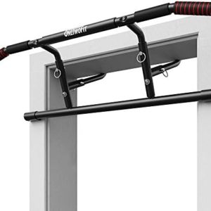 ONETWOFIT Pull Up Bar For Doorway, No Screw Strength Training Pull-Up Bars, Portable Chin Up Bar For Home Gym Workout, Adjustable Height Indoor Exercise Bar, Fits Most Door Frame OT216