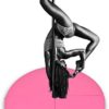 Tangkula Pole Dance Mat Foldable Yoga Exercise Safety Dancing Cushion Steel Pipe Crash Mat, Dia 5ft x 2" - Image 2