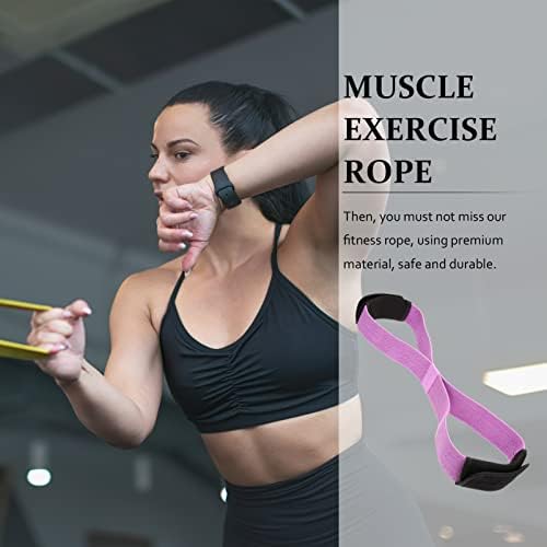 INOOMP Resistance Band Figure 8 Chest Expander Elastic Fitness Bands Stretching Exercise Pull Rope for Arms Back Shoulder Neck Gym Yoga Home Workout - Image 2