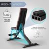 PASYOU Adjustable Weight Bench Press (9x4x3 Positions), Foldable Workout Bench, 700 Pounds Load Flat Incline Decline Strength Training Benches, Sit Up Exercise Equipment - Image 3