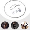 Yoga Rings, Aerial Hoop Set with Aerial Rigging, Aerial Fitness, Professional Aerial Hoop, Womens Single Point Aerial Equipment Yoga Hoop (85cm) - Image 3