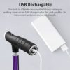 ATDIAG Folding Walking Cane with LED Light for Men & Women-Adjustable Folding Cane,Portable Foldable Cane,Massage Grip USB Charging,Walking Sticks,Folding Canes for Seniors & Adults - Image 5