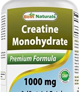 Best Naturals Creatine Monohydrate 1000 mg 240 Tablets