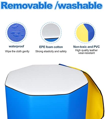 Octagon Tumbler Octagon Mat Gymnastics 23.62 "X 30.31" Gymnastic Equipment Mat Tumbling Mats for Gymnastics Gym Fitness Home - Image 5