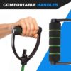 DYNAPRO Exercise Resistance Bands, Adjustable Length, Comfort Handles, Professional Quality, Anti-Snap. Great for Workouts, Physical Therapy, Yoga - Image 5