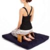 XIANGWANBH Wooden Portable Meditation Stool, Foldable Bamboo Yoga Stool, Wooden Portable Yoga Stool - Image 5