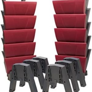 SalatBuddy 10-Pack Contemporary Prayer, Yoga, Meditation, Orthopedic Positioning and Posture Stool Gift Set with 12 Multi-Risers and 2 Y-Cradles for Men and Women