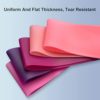Resistance Bands Set, 5 Pcs Latex Exercise Bands with 5 Resistance Levels, Skin-Friendly Elastic Bands with Carrying Pouch for Home Workout, Strength Training, Yoga, Pilates - Image 8