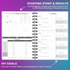 Clever Fox Fitness Journal Workout Log Book - Daily Fitness Planner Workout Journal for Women and Men. Spiral-Bound, Laminated Cover, Thick Pages, A5 (Pink) - Image 3