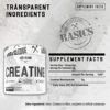 Axe & Sledge Supplements Basics Creatine, Enhances Strength, Increases Lean Body Mass, Boosts Performance, Unflavored, 50 Servings - Image 2
