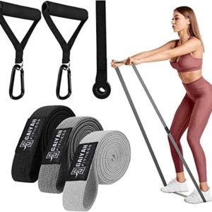 GAIYAH FITNESS Long Bands for Working Out - Long Resistance Bands for Women Long Workout Bands Long Resistance Bands for Working Out Long Loop Resistance Bands Large Loop Resistance Bands Body Bands for Working Out