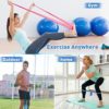 Resistance Bands Set, Non-Latex Elastic Bands for Physical Therapy, Yoga, Pilates, Rehab and Home Workout, Exercise Bands with Different Strengths, Workout Bands for Women - Image 5