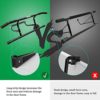 ONETWOFIT Pull Up Bar For Doorway, No Screw Strength Training Pull-Up Bars, Portable Chin Up Bar For Home Gym Workout, Adjustable Height Indoor Exercise Bar, Fits Most Door Frame OT216 - Image 2