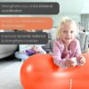 BABYGO® Sensory Peanut Ball for Kids Children | Autism Therapy Calming Development Activities Motor Skills Special Needs | Exercise Book & Pump Included | Anti Burst - Image 2