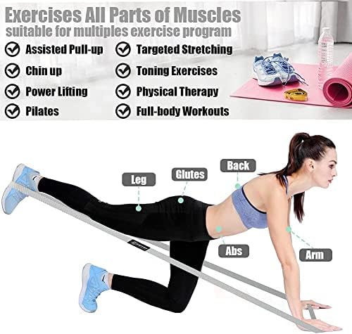 GAIYAH FITNESS Long Bands for Working Out - Long Resistance Bands for Women Long Workout Bands Long Resistance Bands for Working Out Long Loop Resistance Bands Large Loop Resistance Bands Body Bands for Working Out - Image 3