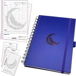 The Eclipse Log, Workout Log Book Planner, A5 Hardcover Fitness Journal. Men and Women Track and Plan Home/Gym Training with Clarity and Organization