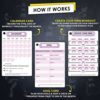 Flexies Pilates Bar Workout Cards - 58 Exercise Cards with Pilates Stick Work Out Postures, Instructions & Breathing Tips | Free Ring & Dry-Erase Marker to Create Your Customize Workout Planner Chart - Image 5