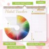 Habit Tracker Wall Calendar - Fitness Journal - Life Planner - Workout Charts - Daily Goals - Weight Tracking - Great Productivity Tool (8.5" x 11") (Rainbow) - Image 3