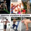 Nenrsl Resistance Bands for Working Out, Resistance Bands Set 10pcs, Pull Up Bands, Exercise Bands for Men & Women, Workout Bands with Door Anchor, for Muscle Training, Physical Therapy, Home Workouts - Image 7