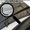 FitMats 5Ft Wide Cross Linked EPE Foam Safety Padding Portable Crash Mat. Foldable Circular Exercise and Dance Pole Cushion w/PU Leather Skid Proof Covering for Superior Durability!(Black) - Image 3