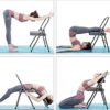 tayer Yoga Folding Chair Auxiliary Chair with Thickened Front and Rear Three Beams, Prop for Flexibility and Strength Training,Can Relieve Fatigue Yoga Inverted Stool Suitable for Yoga Studios - Image 7