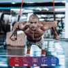 WIKDAY Resistance Bands for Working Out Exercise Bands Workout Bands Set with Handles, Door Anchor, Ankle Straps for Men & Women Body Stretching, Crossfit Training Equipment, Home Workouts - Image 3