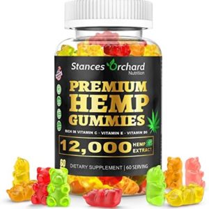 Hemp Gummies Advanced Extra Strength - High Potency Best Sleep Cbdmd Cbdfx CBS CDB Gummy for Adults - Low Sugar Candy Zero ÇBD Oil,Made in USA