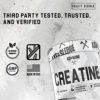 Axe & Sledge Supplements Basics Creatine, Enhances Strength, Increases Lean Body Mass, Boosts Performance, Unflavored, 50 Servings - Image 6
